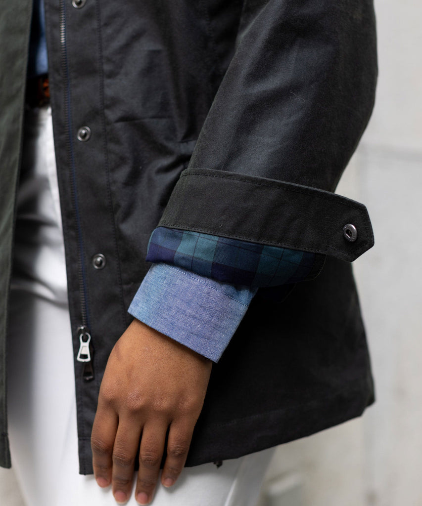 Waxed Field Jacket Miaki Swiss Made Womenswear