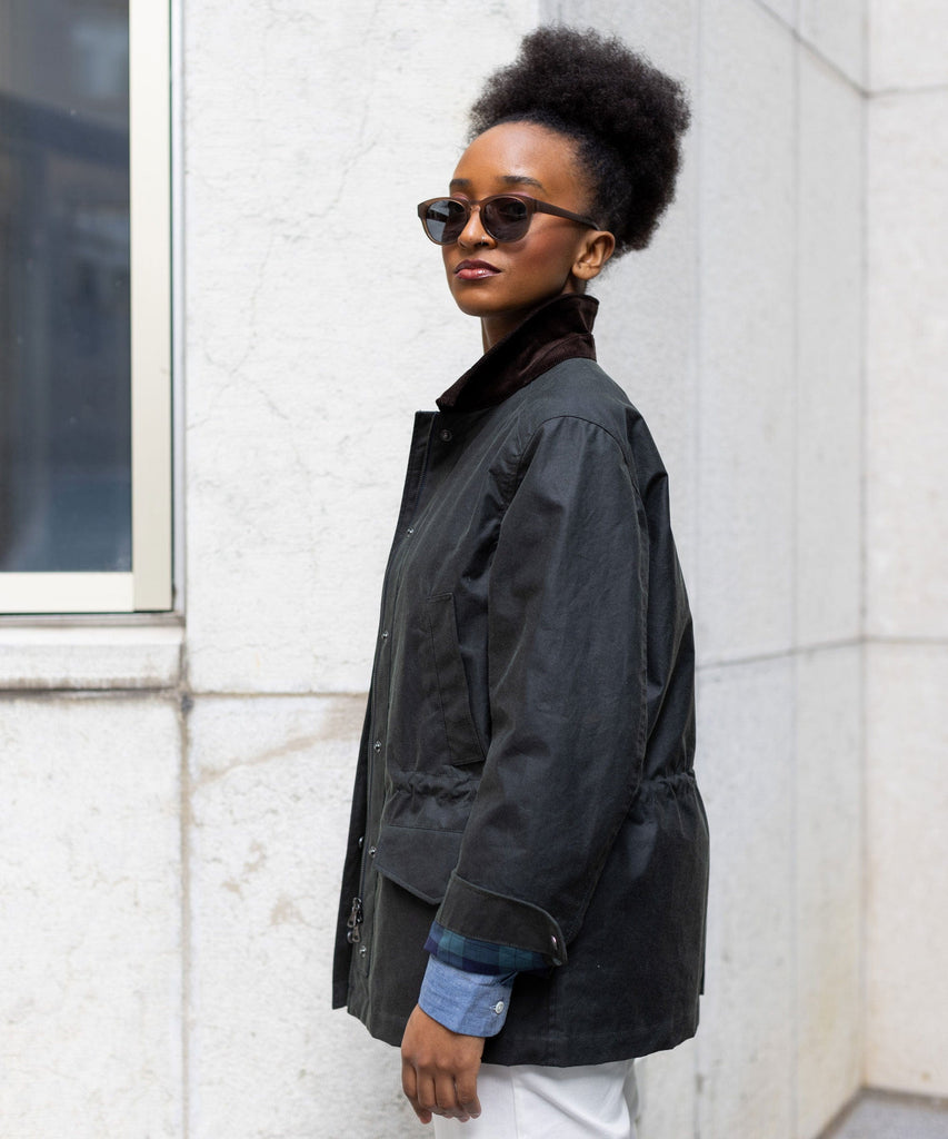 Waxed Field Jacket Miaki Swiss Made Womenswear