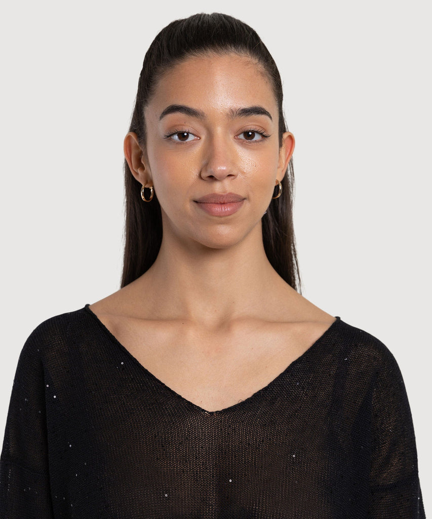 Light Sparkle Sweater Miaki Swiss Made Womenswear