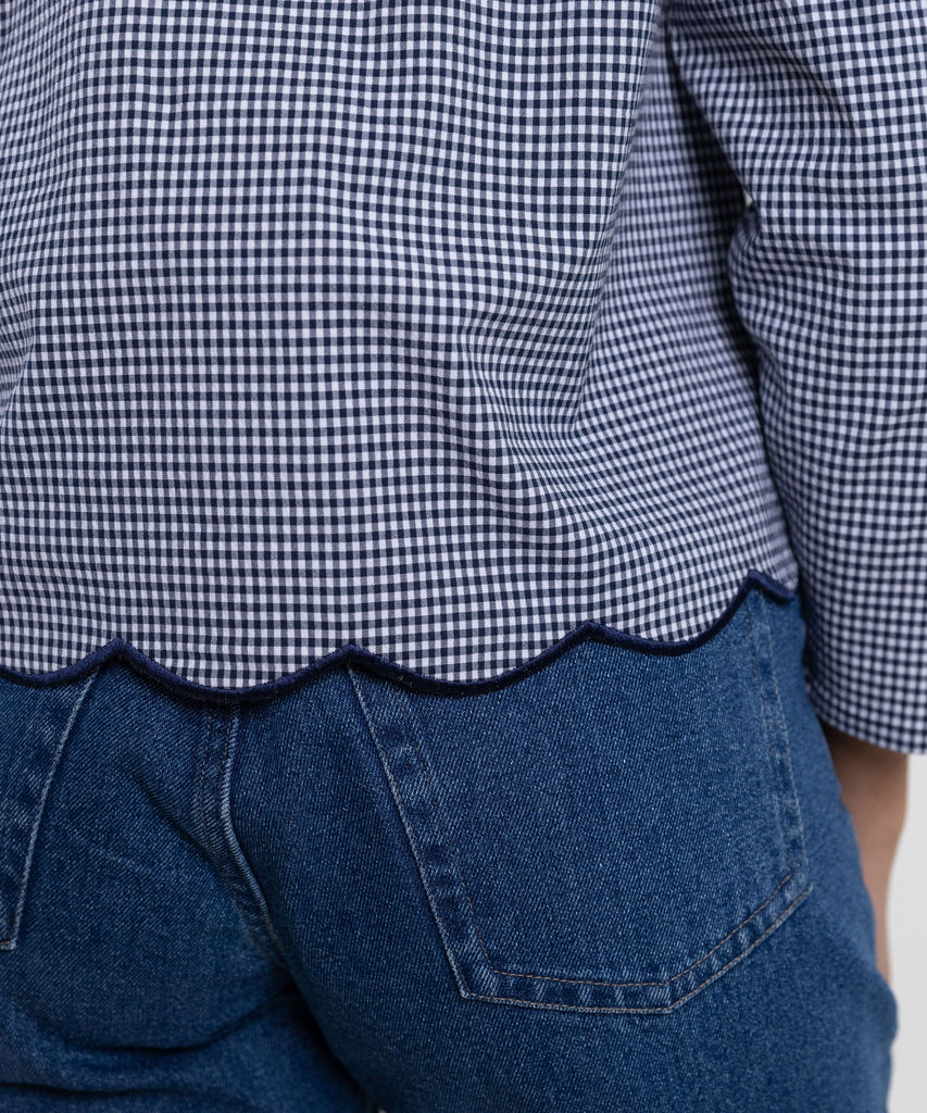 Palma Check Top Miaki Swiss Made Womenswear