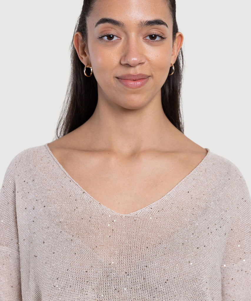 Light Sparkle Sweater Miaki Swiss Made Womenswear