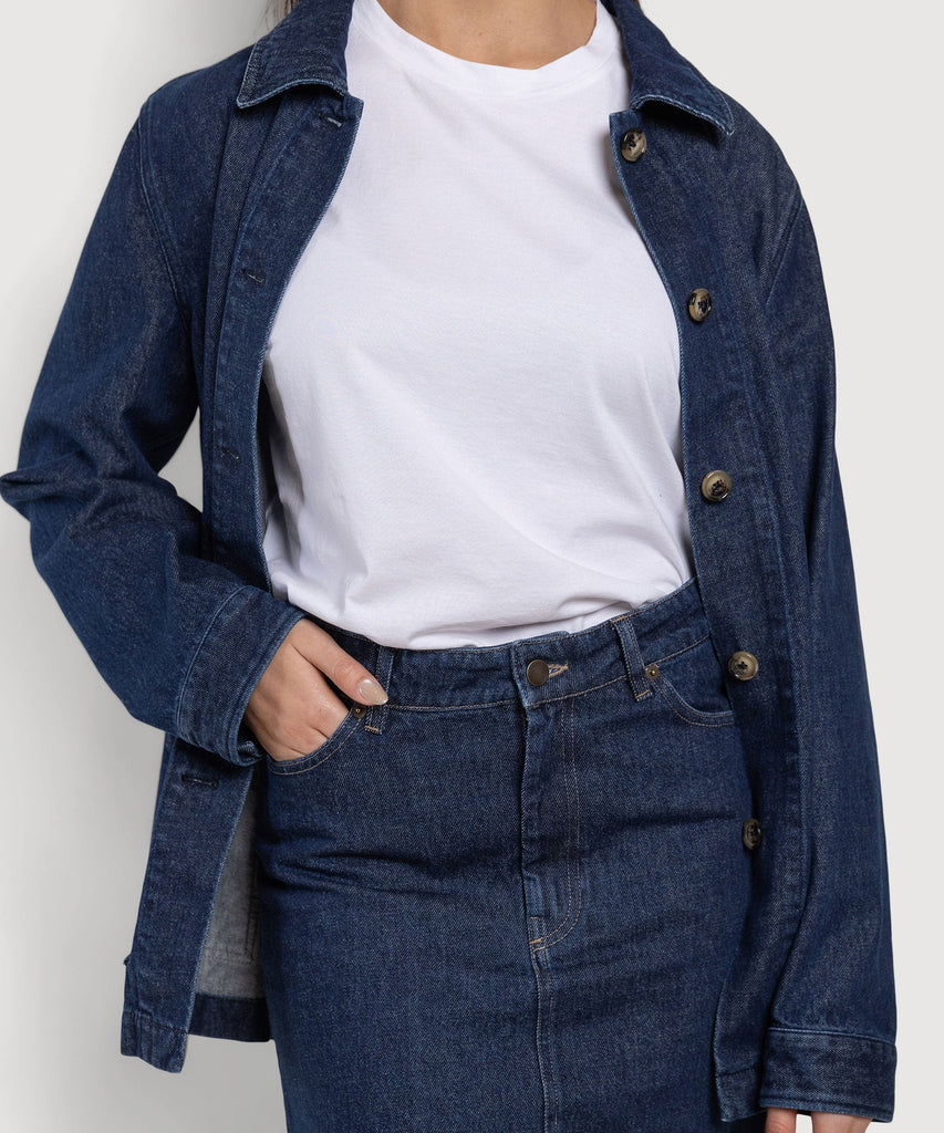 Denim Overshirt Miaki Swiss Made Womenswear