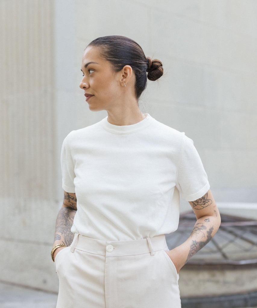 Knitted T-shirt Miaki Swiss Made Womenswear