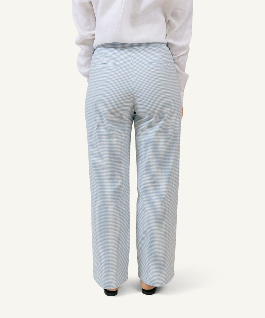 Portofino Check Trousers Miaki Swiss Made Womenswear