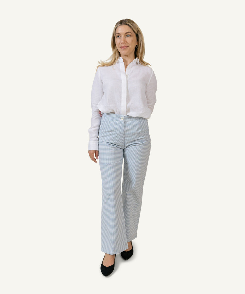 Portofino Check Trousers Miaki Swiss Made Womenswear