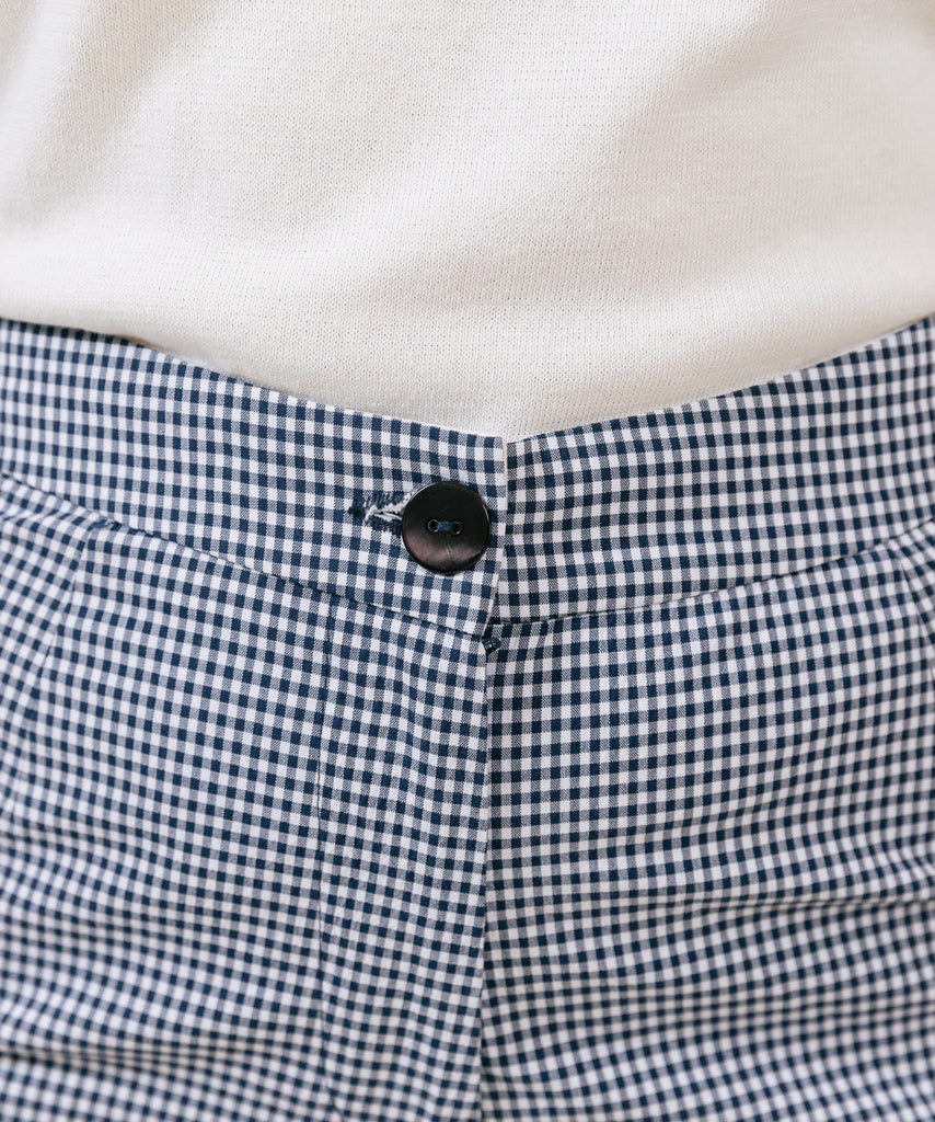 Portofino Check Trousers Miaki Swiss Made Womenswear