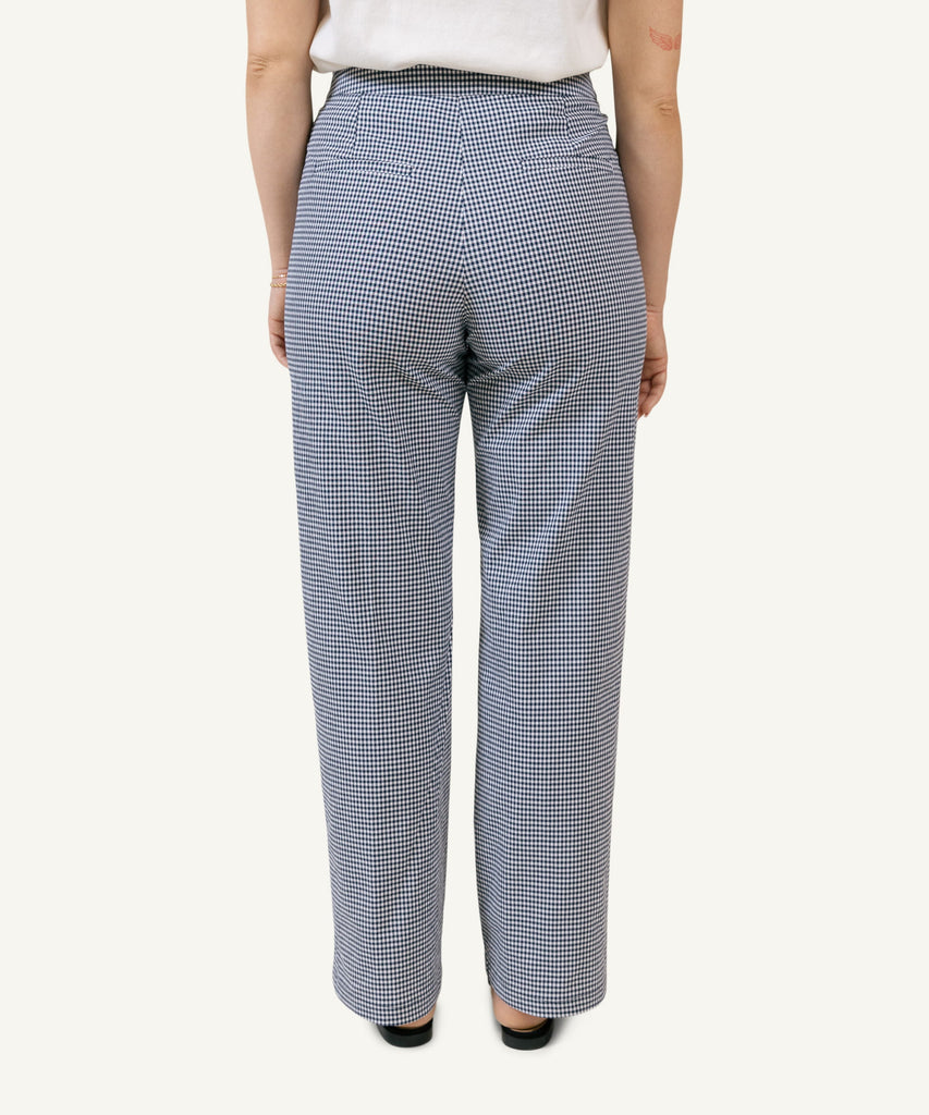 Portofino Check Trousers Miaki Swiss Made Womenswear