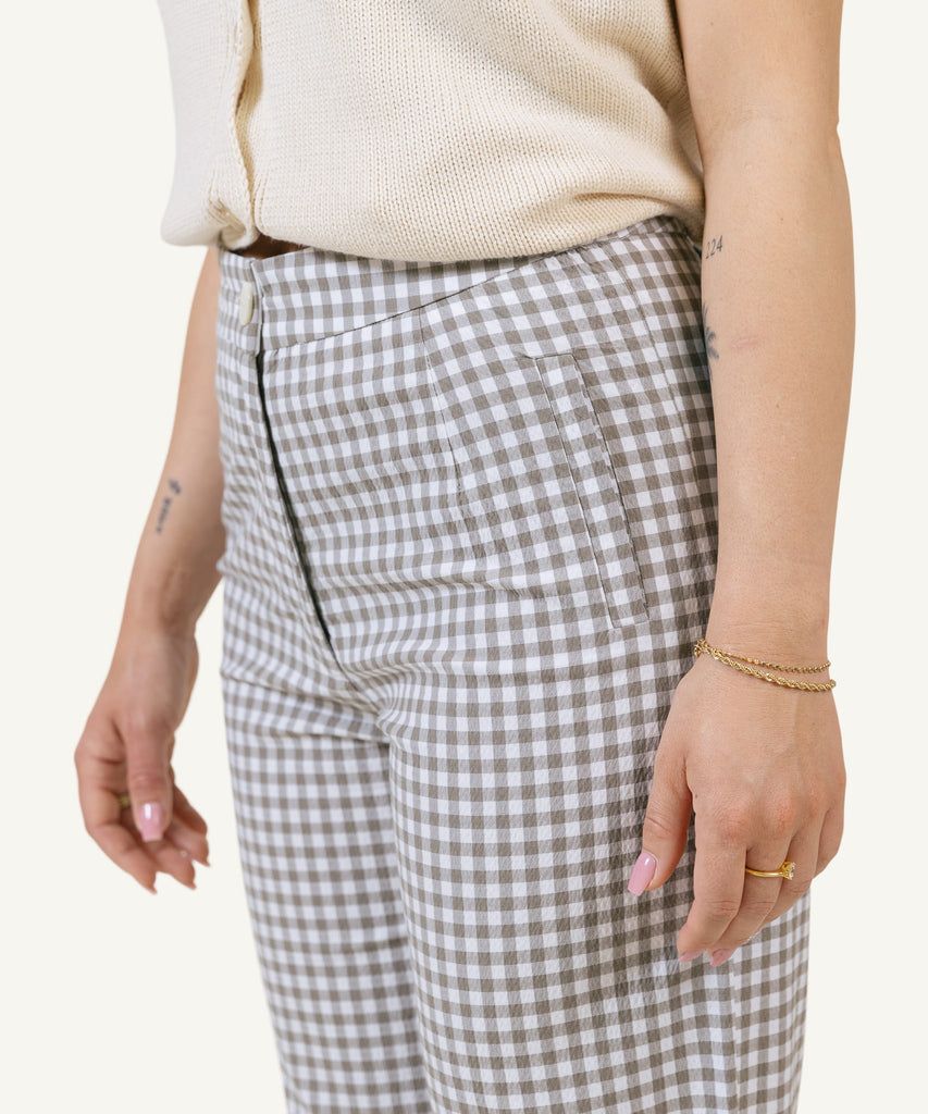 Portofino Check Trousers Miaki Swiss Made Womenswear