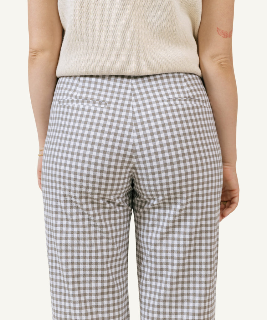 Portofino Check Trousers Miaki Swiss Made Womenswear
