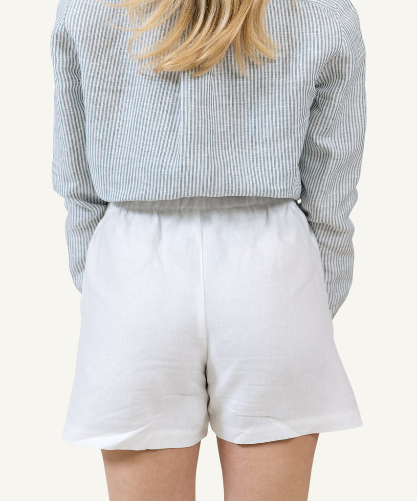 Ibiza Linen Shorts Miaki Swiss Made Womenswear