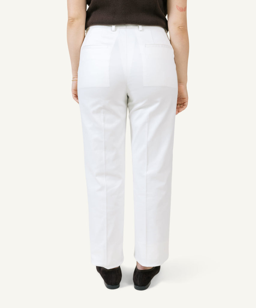 Cotton Twill Signature Trousers Miaki Swiss Made Womenswear