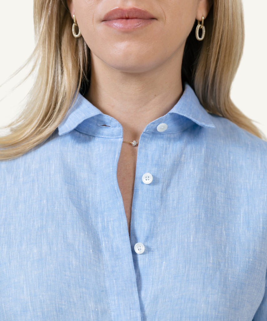 Relaxed Linen Shirt Miaki Swiss Made Womenswear