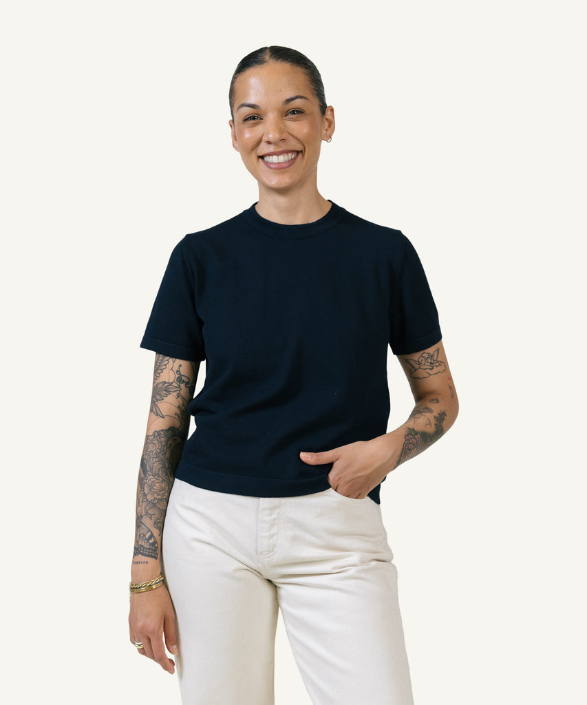 Knitted T-shirt Miaki Swiss Made Womenswear
