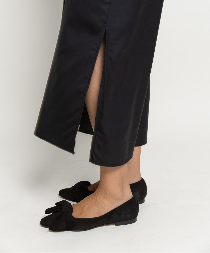 Long Wool Shirt Dress Miaki Swiss Made Womenswear