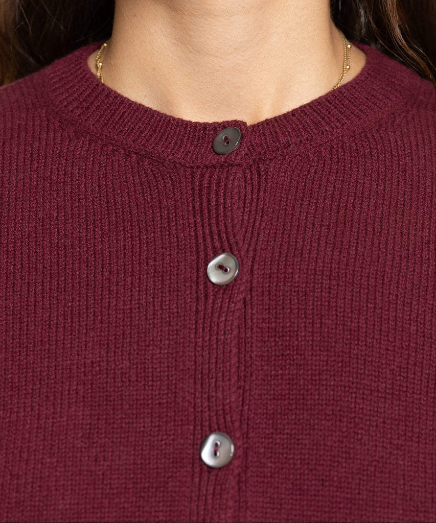 Classic Cashmere Cardigan Miaki Swiss Made Womenswear