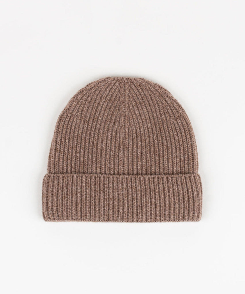 Brown / One Size Cashmere Caps Miaki Swiss Made Womenswear