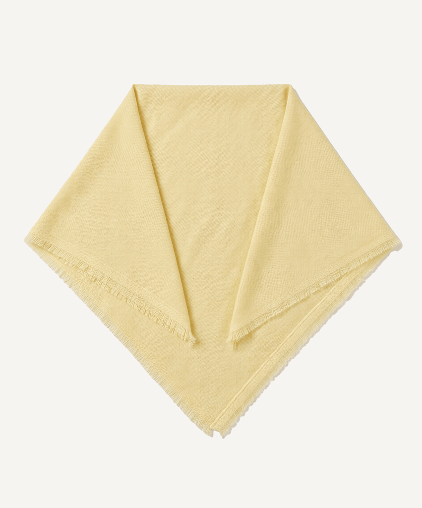 Yellow / One Size Cashmere Carre Miaki Swiss Made Womenswear