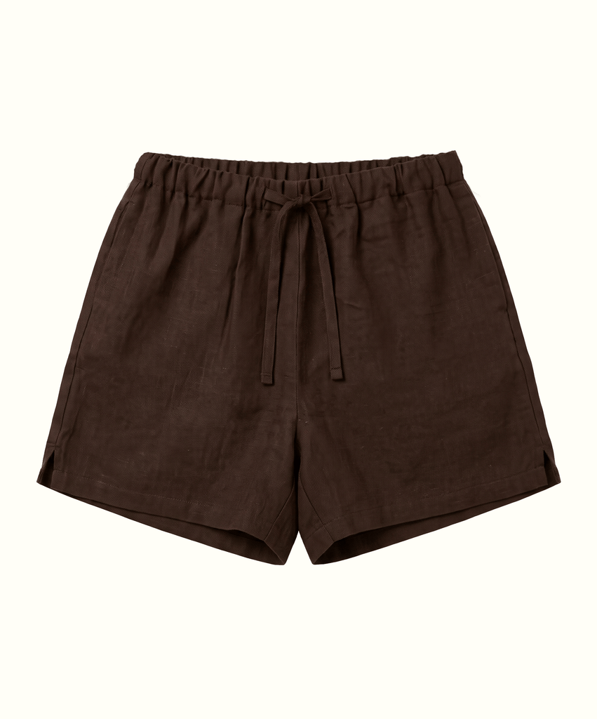 Ibiza Linen Shorts Miaki Swiss Made Womenswear
