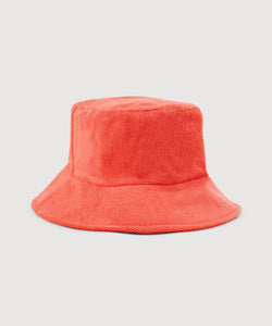 Coral Terry Bucket Hat Miaki Swiss Made Womenswear