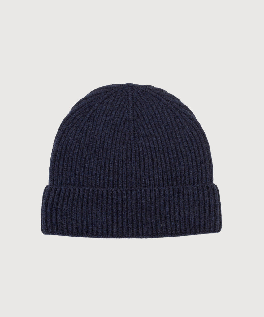 Navy / One Size Cashmere Caps Miaki Swiss Made Womenswear