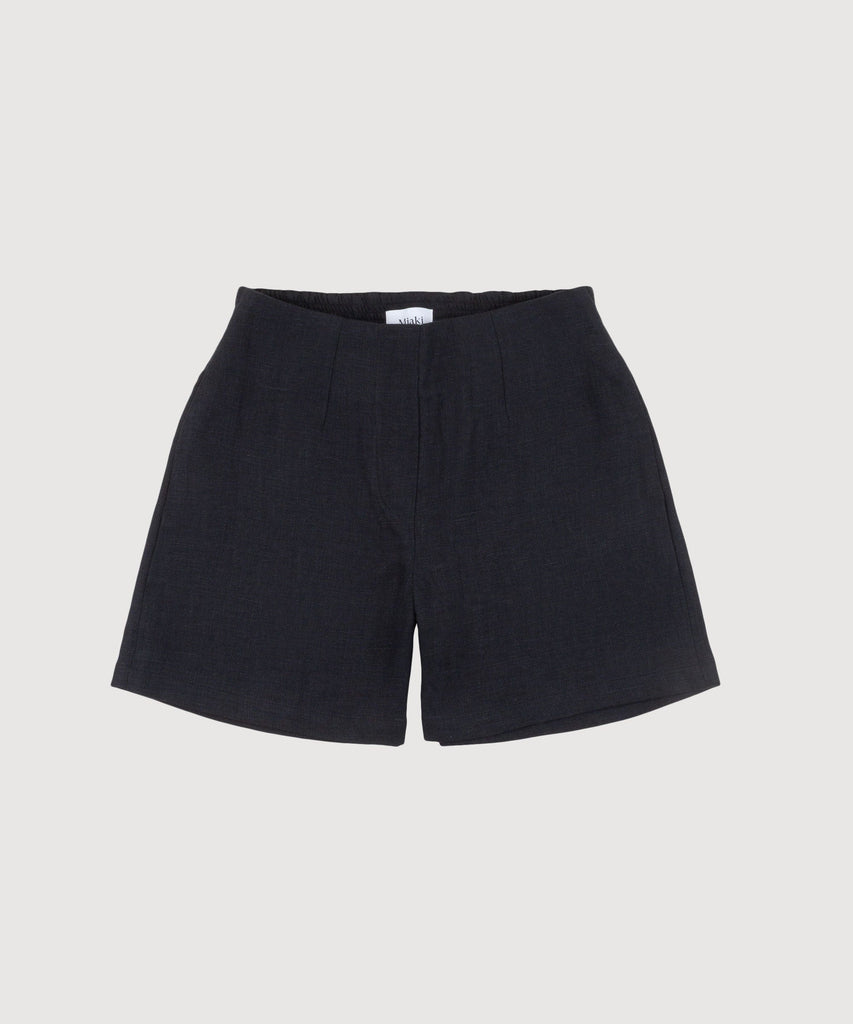 Relaxed Linen Weekend Shorts Miaki Swiss Made Womenswear