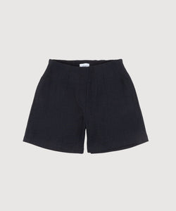 Relaxed Linen Weekend Shorts Miaki Swiss Made Womenswear