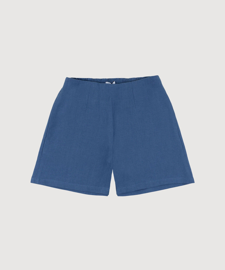 Relaxed Linen Weekend Shorts Miaki Swiss Made Womenswear
