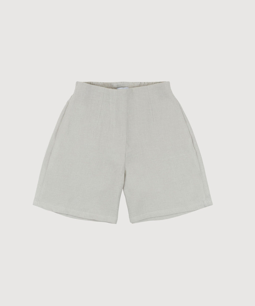 Relaxed Linen Weekend Shorts Miaki Swiss Made Womenswear