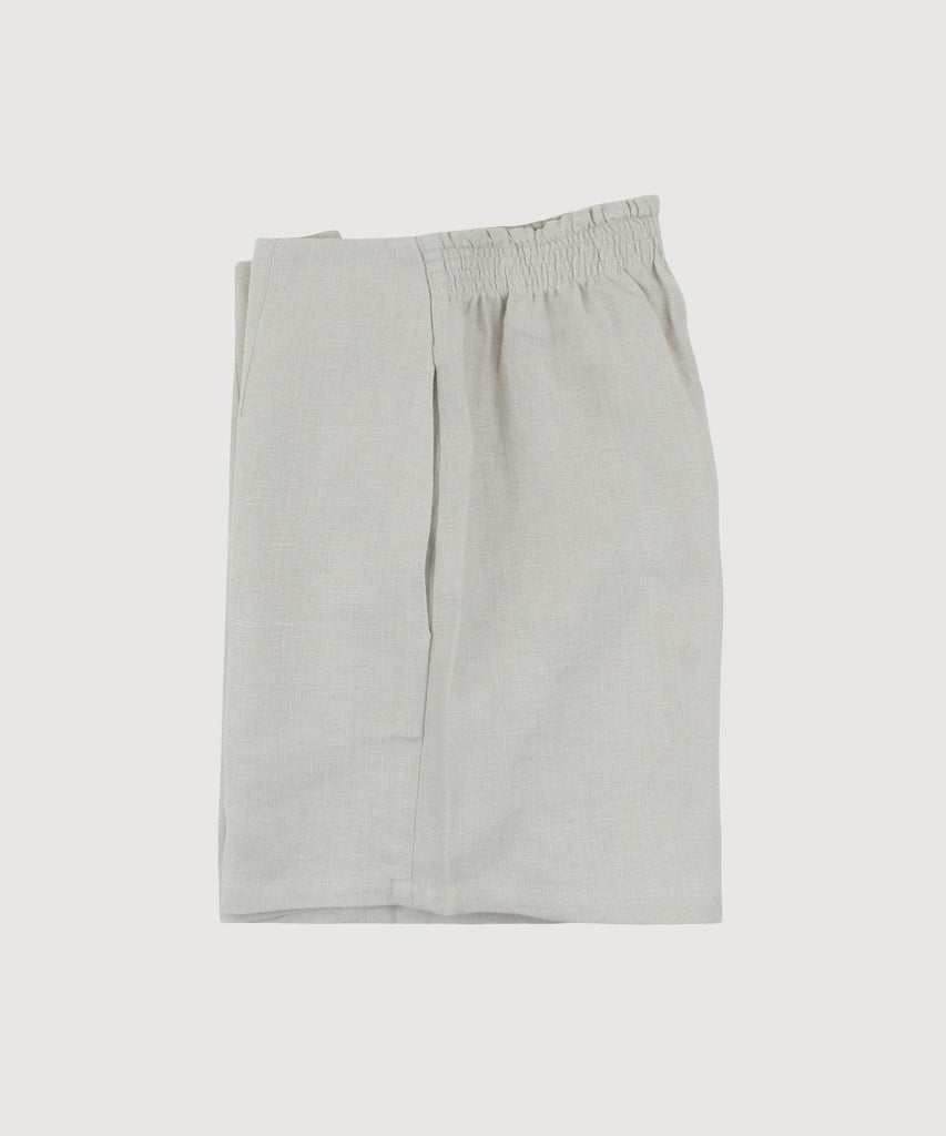 Relaxed Linen Weekend Shorts Miaki Swiss Made Womenswear