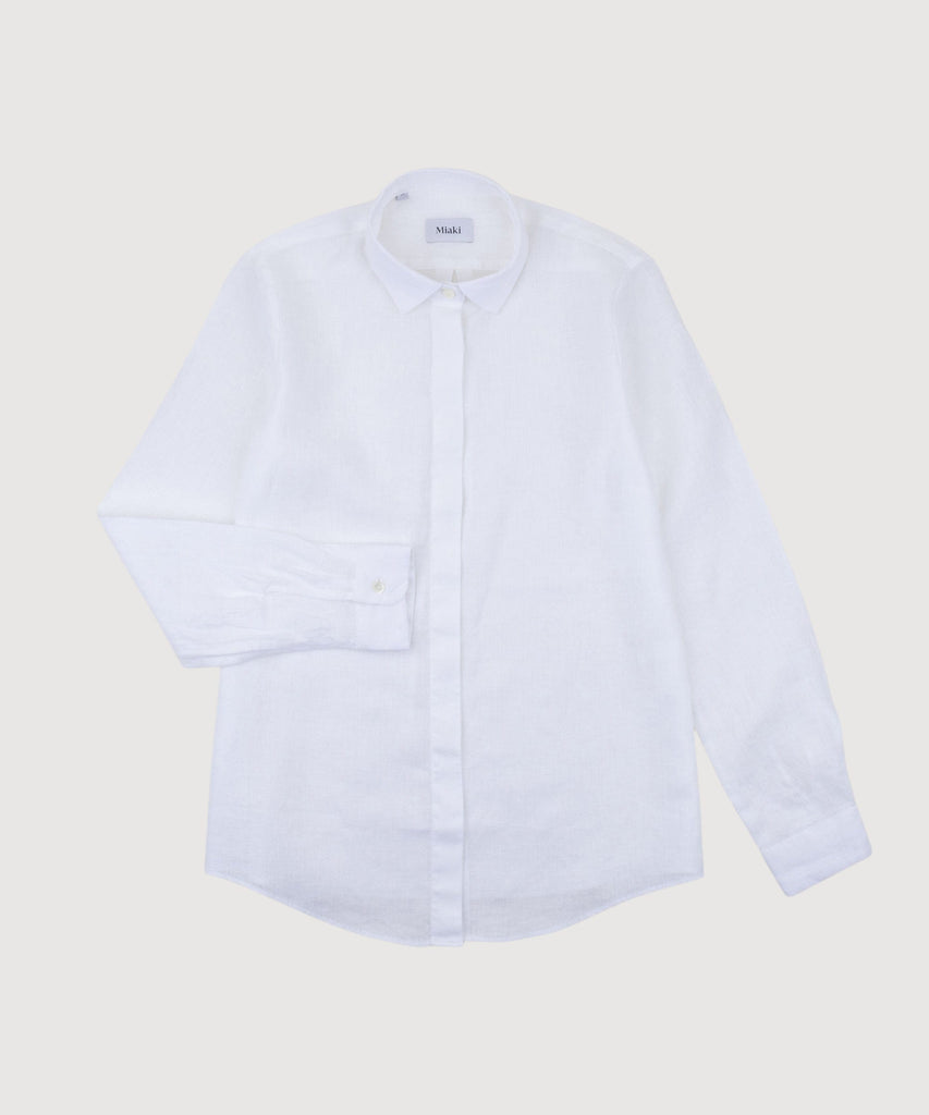 Relaxed Linen Shirt Miaki Swiss Made Womenswear