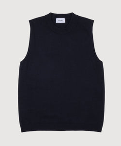 Navy / XS Sleeveless Sweater Miaki Swiss Made Womenswear