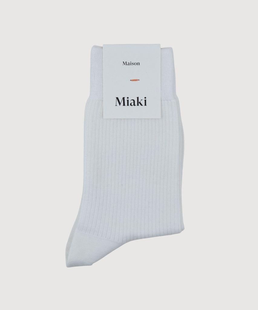 Ribbed Cotton Socks Miaki Swiss Made Womenswear