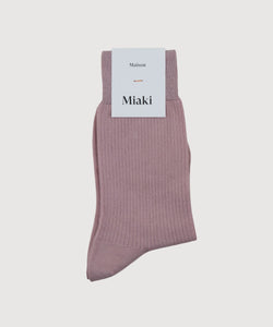 Ribbed Cotton Socks Miaki Swiss Made Womenswear