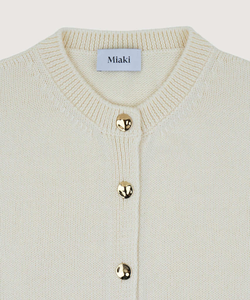 Knitted Cotton Vest Miaki Swiss Made Womenswear