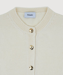 Knitted Cotton Vest Miaki Swiss Made Womenswear