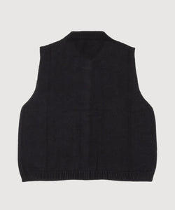 Knitted Cotton Vest Miaki Swiss Made Womenswear
