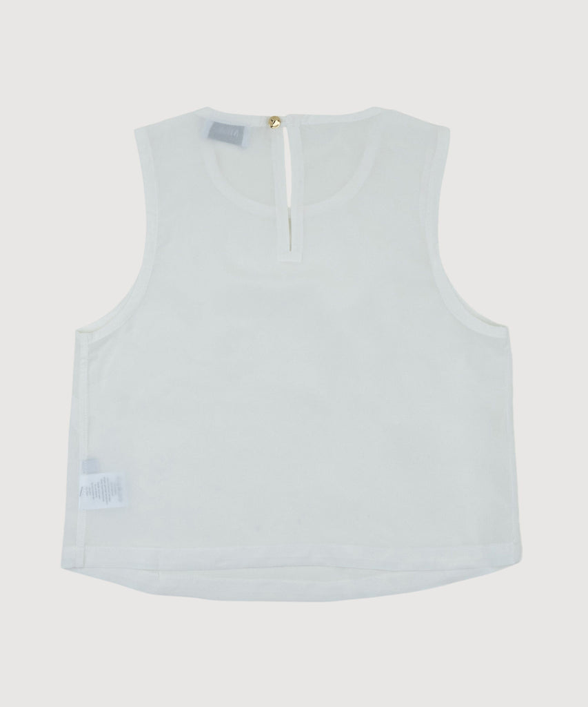 Sleeveless Silk Top Miaki Swiss Made Womenswear