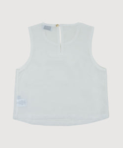 Sleeveless Silk Top Miaki Swiss Made Womenswear
