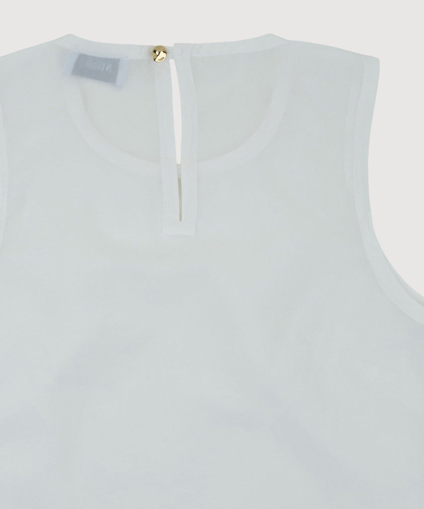 Sleeveless Silk Top Miaki Swiss Made Womenswear