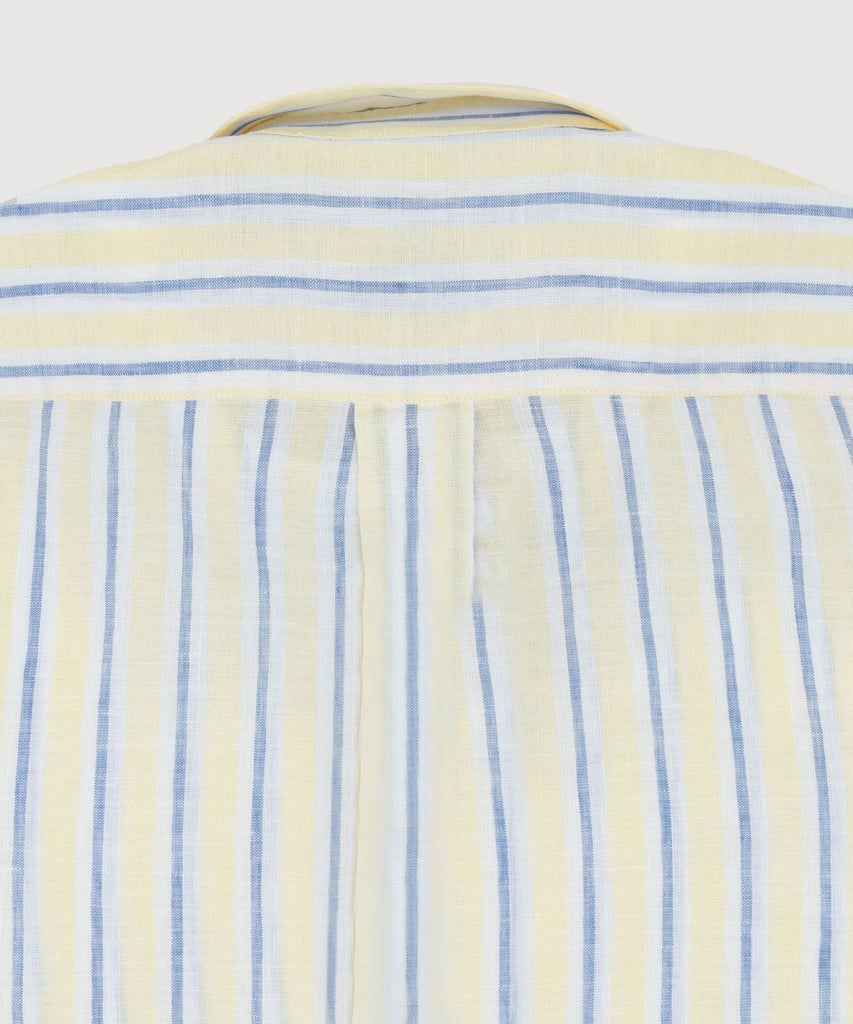 Striped Relaxed Linen Shirt Miaki Swiss Made Womenswear