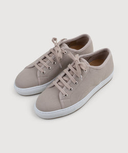 Taupe / 36 Canvas Sneaker Miaki Swiss Made Womenswear