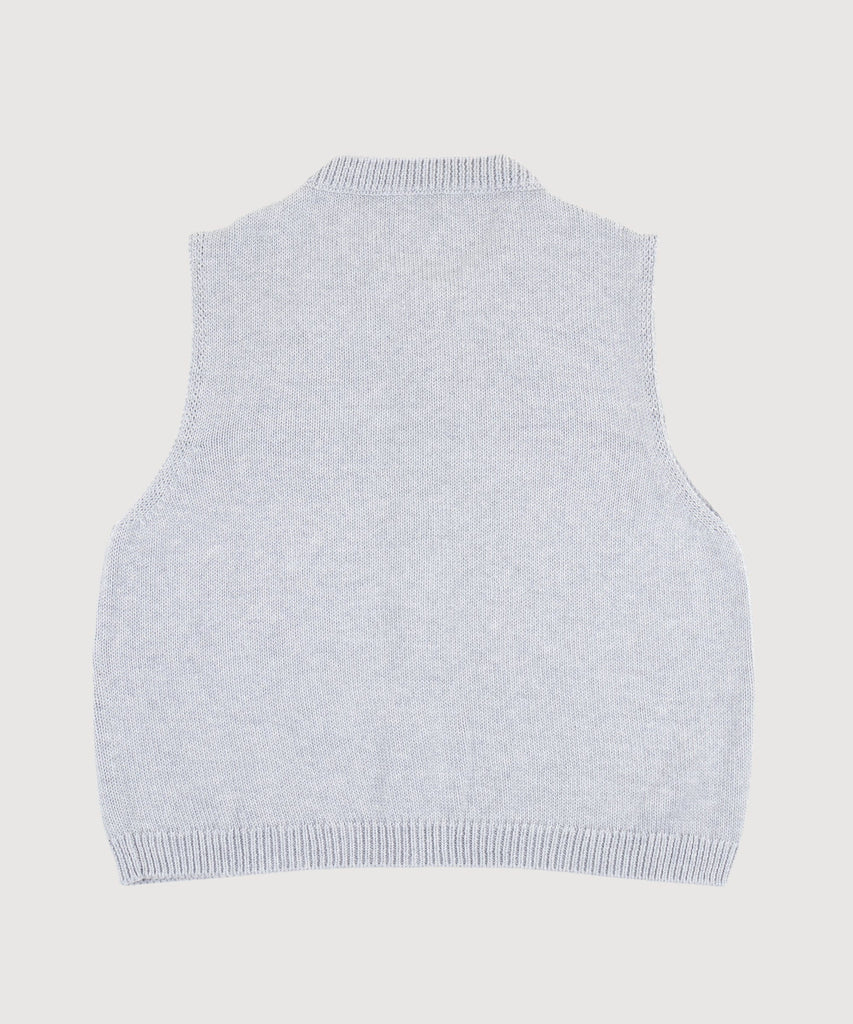 Knitted Cotton Vest Miaki Swiss Made Womenswear