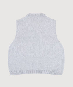 Knitted Cotton Vest Miaki Swiss Made Womenswear