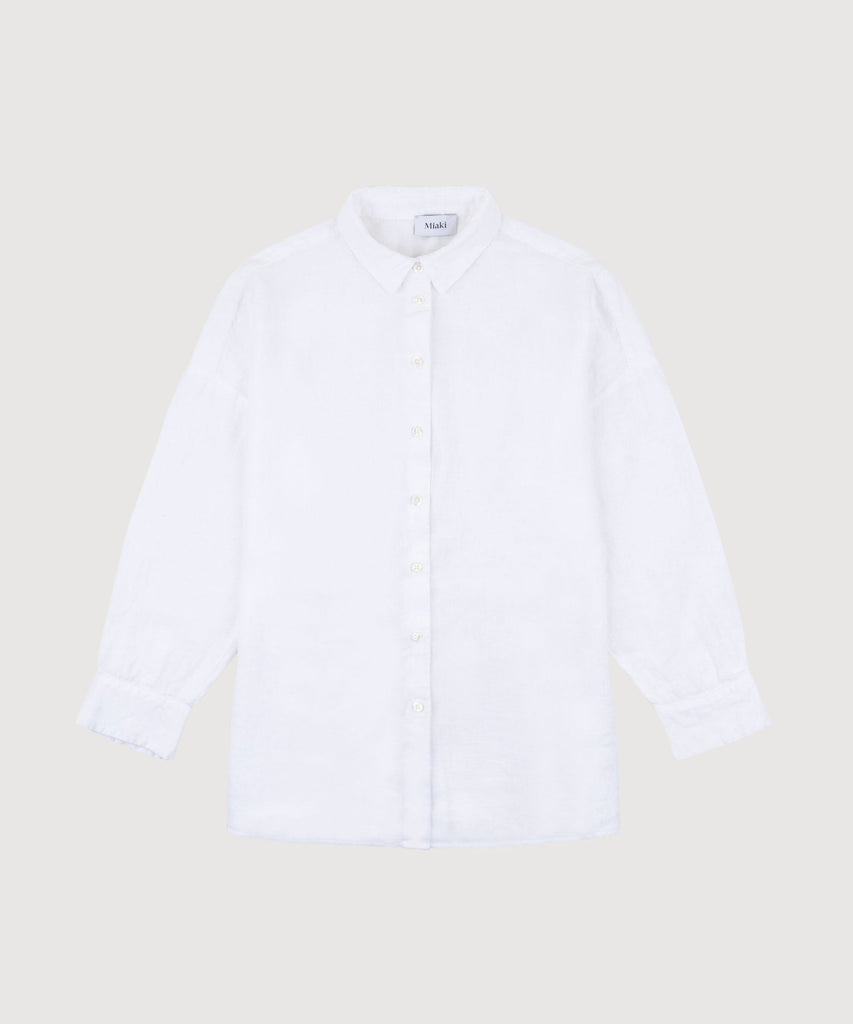 Oversized Linen Shirt Miaki Swiss Made Womenswear