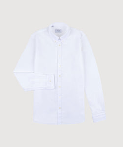 White / 34 Relaxed Oxford Shirt Miaki Swiss Made Womenswear