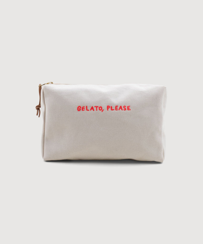 Cream / One Size Washbag Large Gelato Miaki Swiss Made Womenswear