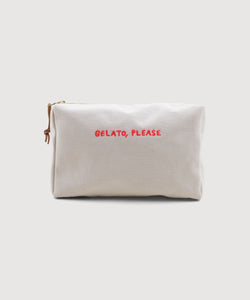 Cream / One Size Washbag Large Gelato Miaki Swiss Made Womenswear