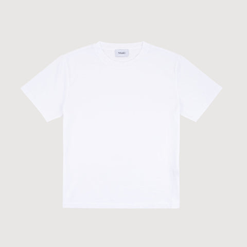 White / XS Everyday Roundneck T-Shirt Miaki Swiss Made Womenswear