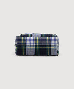 Check Blue / One Size Padded Flannel Washbag Miaki Swiss Made Womenswear