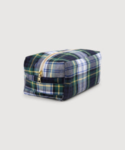 Check Blue / One Size Padded Flannel Washbag Miaki Swiss Made Womenswear